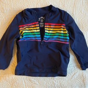 Primary Long Sleeved Rainbow Top